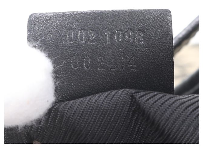 Borsa Tote Gucci in tela GG e pelle Nero - vista 9