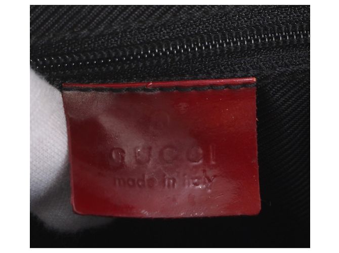 Gucci GG Canvas Leder-Tote-Bag Rot - Ansicht 8