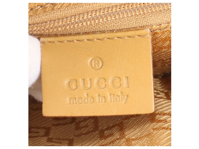 Gucci Bamboo Kandinsky Leder-Ein-Schulter-Handtasche Pink Beige - Ansicht 8