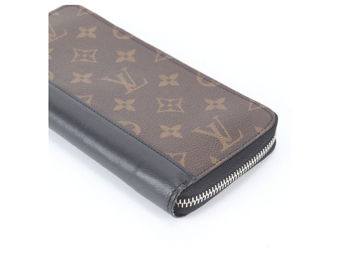 Cartera Zippy Louis Vuitton Monogram Macassar Castaño Negro - vista 3