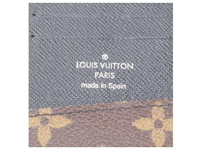Cartera Zippy Louis Vuitton Monogram Macassar Castaño Negro - vista 9