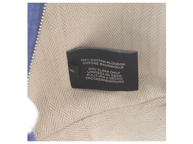 Hermès Hermes Bride à Black PM Leder Handtasche Tote Bag Beuteltasche Blau Marineblau - vista 9