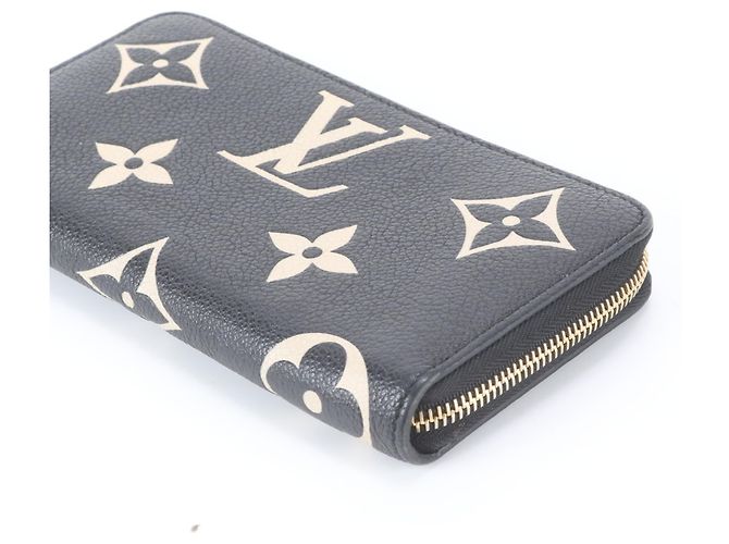 Portafoglio Zippy Monogram Empreinte con protezione RFID Louis Vuitton Nero - vista 3
