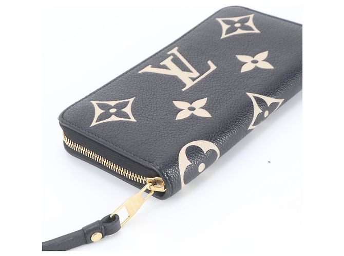 Portafoglio Zippy Monogram Empreinte con protezione RFID Louis Vuitton Nero - vista 4