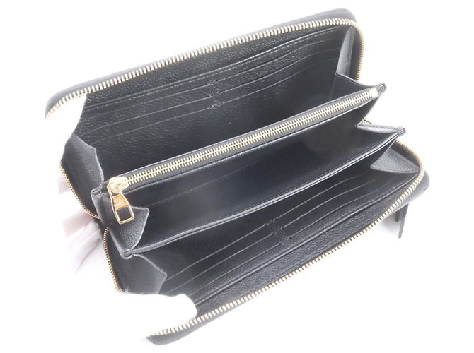 Portafoglio Zippy Monogram Empreinte con protezione RFID Louis Vuitton Nero - vista 6