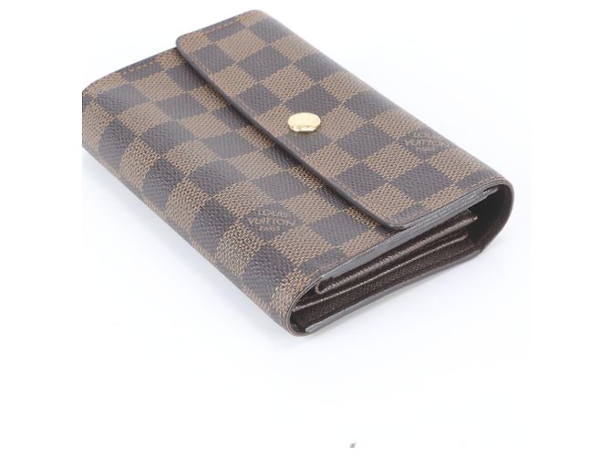 Louis Vuitton Damier Portefeuille Alexandra Tri-fold Wallet Damier ebene - vista 3