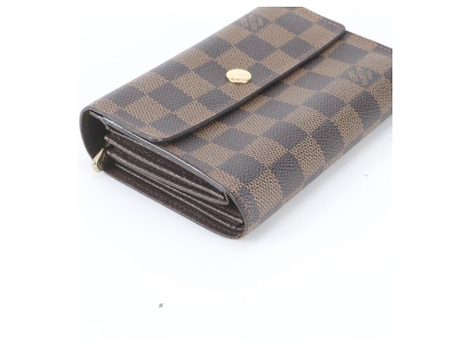 Louis Vuitton Damier Portefeuille Alexandra Tri-fold Wallet Damier ebene - vista 4