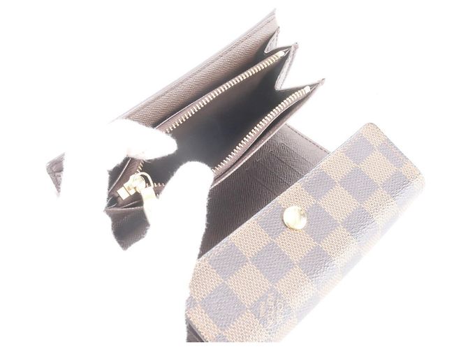 Louis Vuitton Damier Portefeuille Alexandra Tri-fold Wallet Damier ebene - vista 6