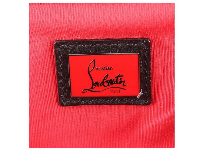 Zaino Christian Louboutin Aliosha Nero Rosso - vista 8