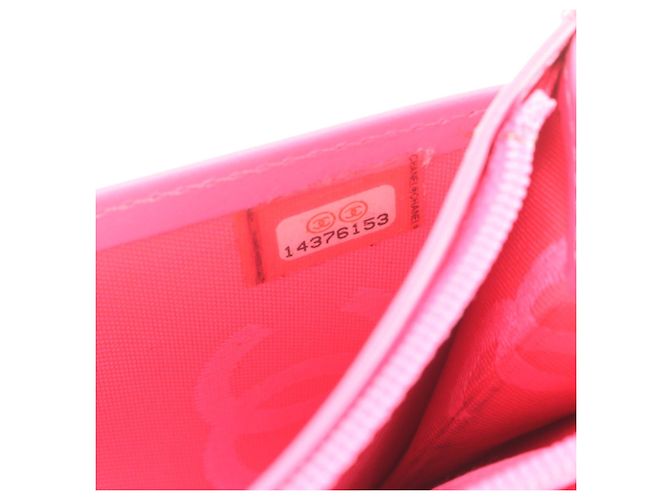 Portafoglio lungo in pelle Chanel Cambon Line Nero Rosa - vista 10