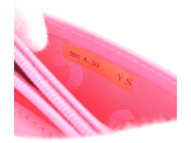 Portafoglio lungo in pelle Chanel Cambon Line Nero Rosa - vista 11