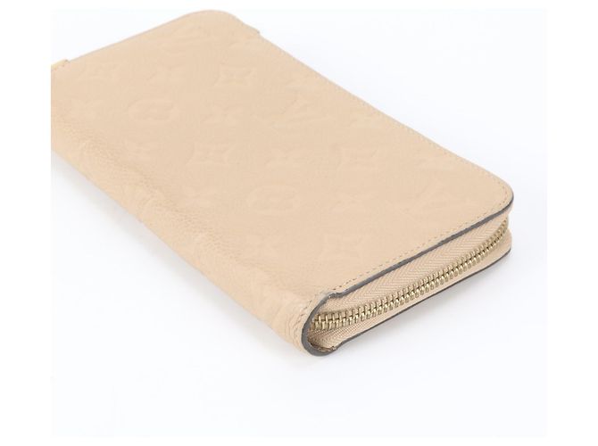 Louis Vuitton Monogram Empreinte Zippy Wallet in Dune - view 3