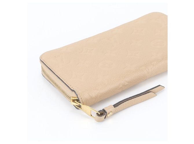 Louis Vuitton Monogram Empreinte Zippy Wallet in Dune - view 4