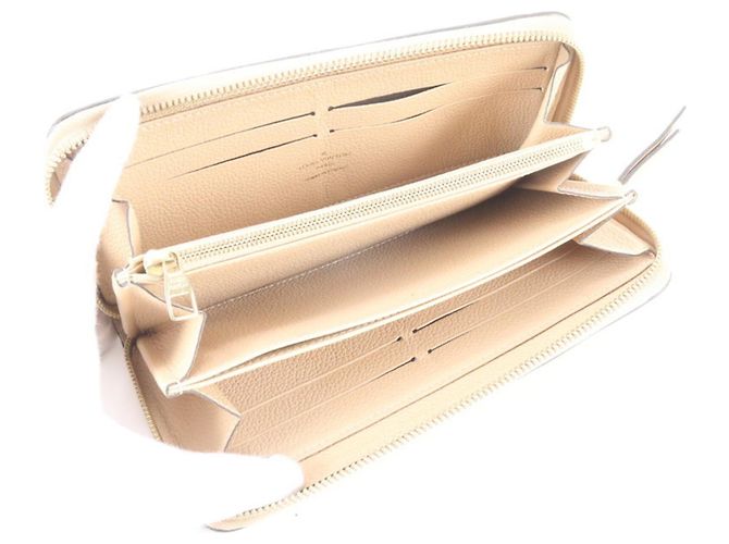Louis Vuitton Monogram Empreinte Zippy Wallet in Dune - view 6