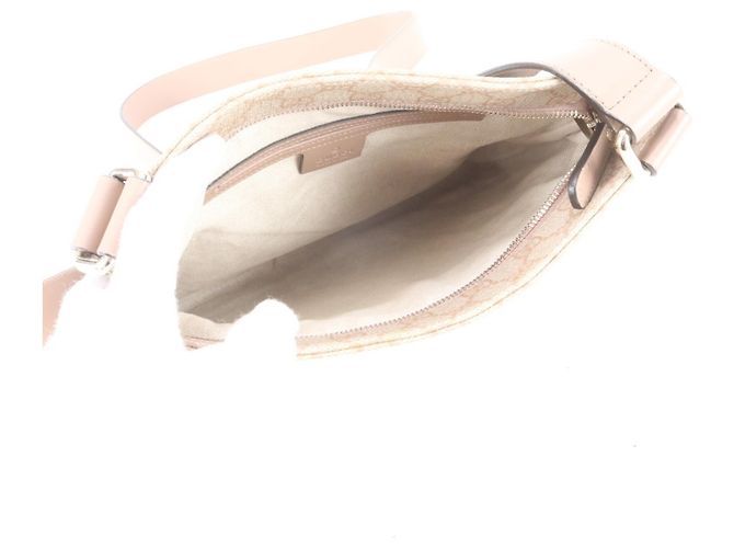 Borsa a tracolla Gucci GG Supreme in pelle Beige - vista 7