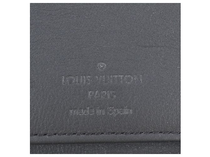 Portafoglio Zippy Monogram Shadow con protezione RFID Louis Vuitton Nero - vista 10