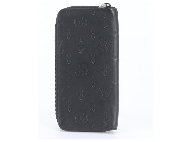 Portafoglio Zippy Monogram Shadow con protezione RFID Louis Vuitton Nero - vista 2