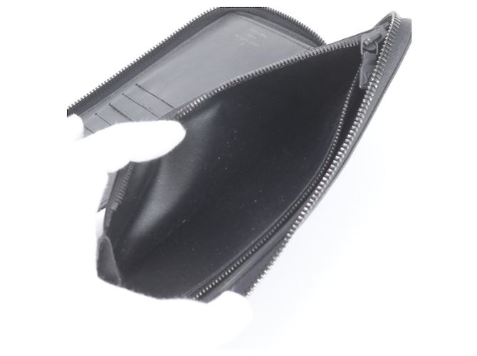 Portafoglio Zippy Monogram Shadow con protezione RFID Louis Vuitton Nero - vista 9