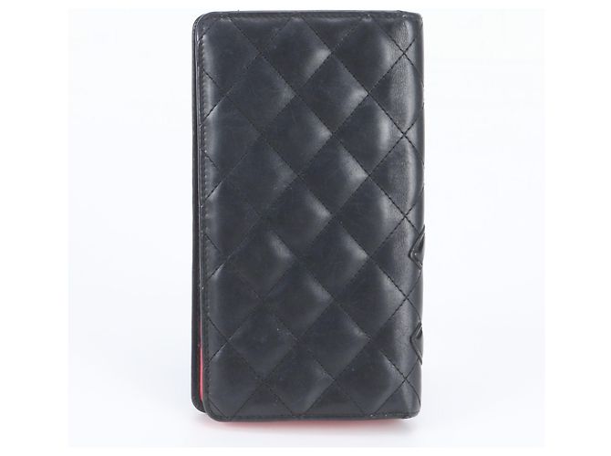 Portafoglio lungo in pelle Chanel Cambon Line Nero - vista 2