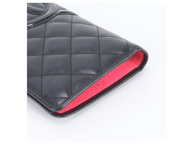 Portafoglio lungo in pelle Chanel Cambon Line Nero - vista 3