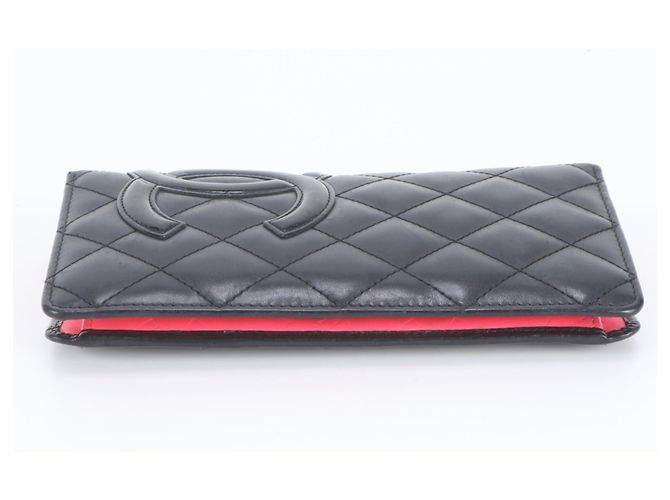 Portafoglio lungo in pelle Chanel Cambon Line Nero - vista 5