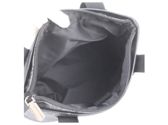 Saco Tote Gucci em lona GG e couro Preto - vista 7