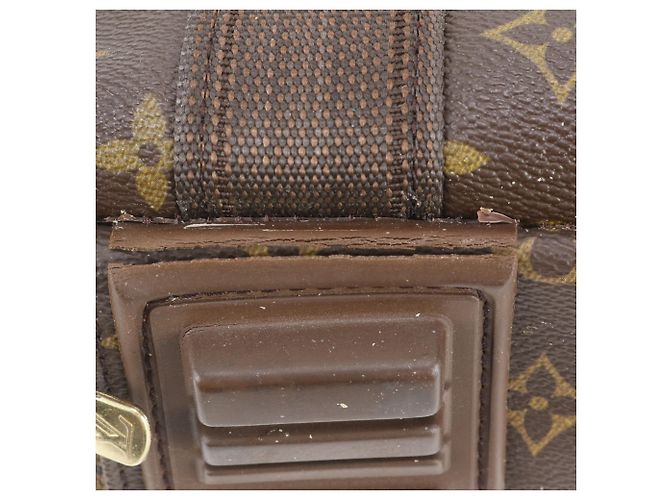 Bolsa Boston Louis Vuitton Monogram Satellite 53 em couro Marrom - vista 11
