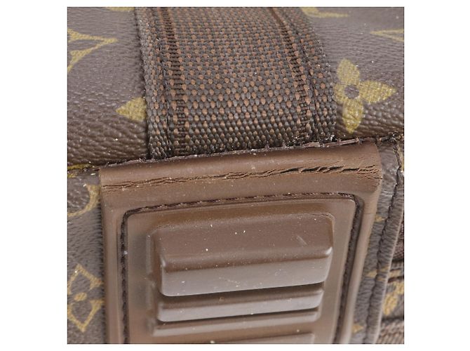 Bolsa Boston Louis Vuitton Monogram Satellite 53 em couro Marrom - vista 12