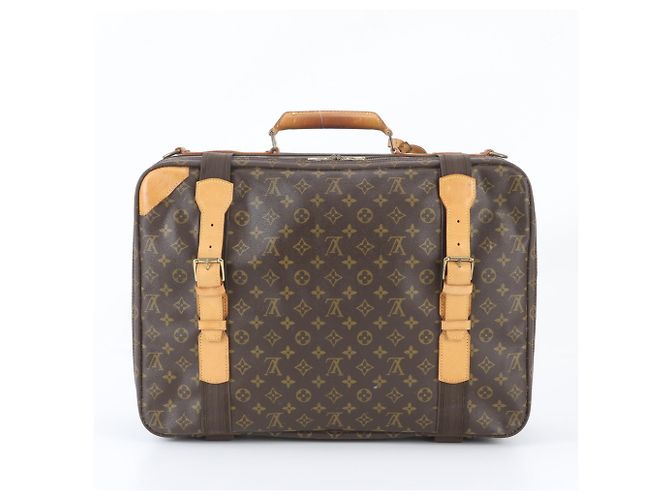 Bolsa Boston Louis Vuitton Monogram Satellite 53 em couro Marrom - vista 3