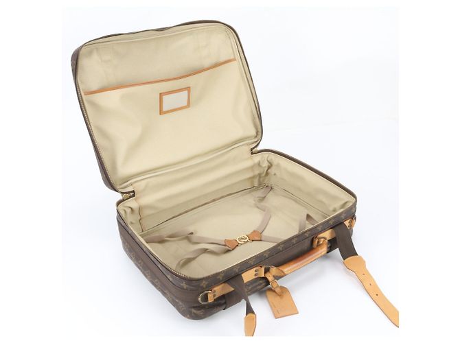 Bolsa Boston Louis Vuitton Monogram Satellite 53 em couro Marrom - vista 7