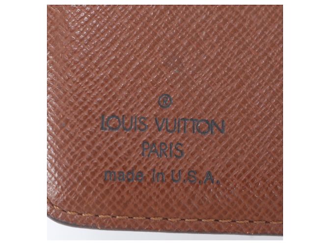Louis Vuitton Monogram Compact Zip Bi-fold Geldbörse Braun - Ansicht 9
