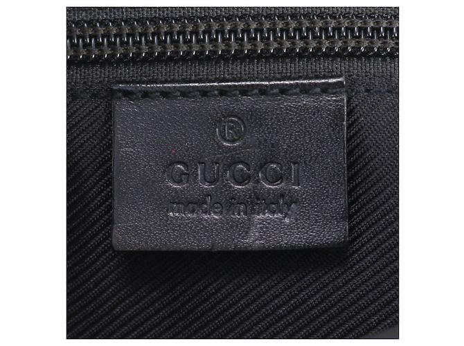 Borsa a tracolla Gucci GG Canvas Leather Nero - vista 8
