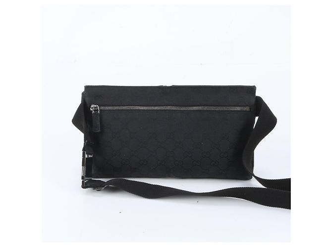 Borsa a tracolla 2-Way Gucci in canvas GG e pelle Nero - vista 4