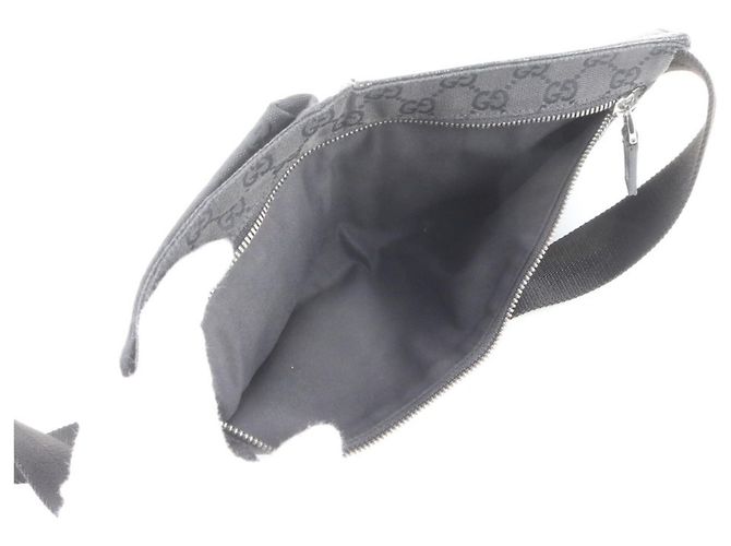 Borsa a tracolla 2-Way Gucci in canvas GG e pelle Nero - vista 8