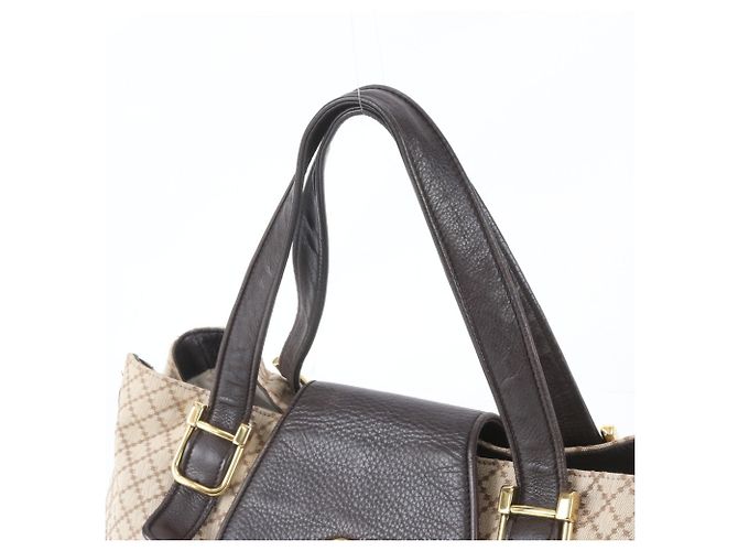 Gucci Diamante Double G Tote Bag Braun Beige - Ansicht 2