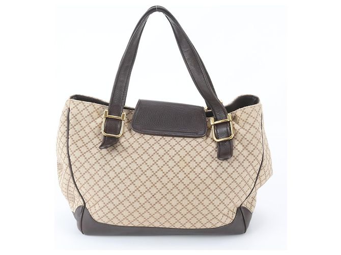 Gucci Diamante Double G Tote Bag Braun Beige - Ansicht 3