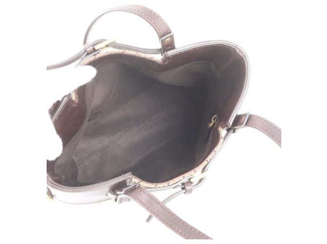 Gucci GG Canvas Leder-Tote-Bag Braun - Ansicht 7