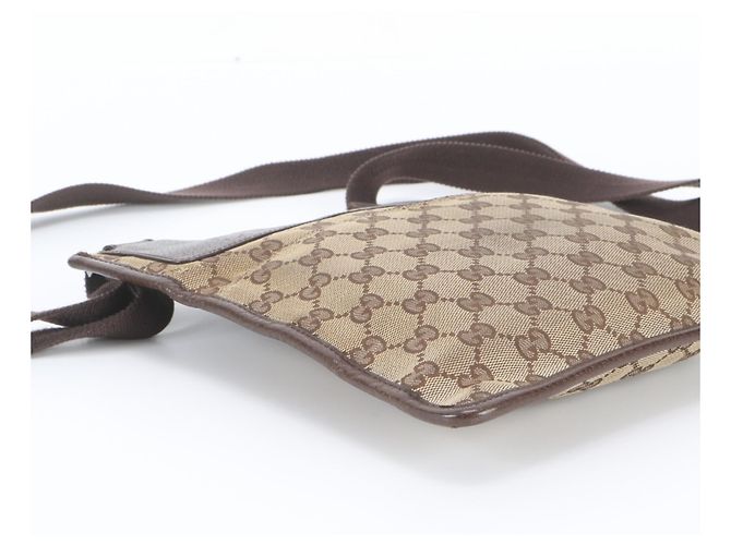 Borsa a tracolla Gucci GG Canvas Marrone - vista 5