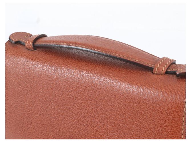 Gucci Old Leather Schultertasche Braun - Ansicht 2