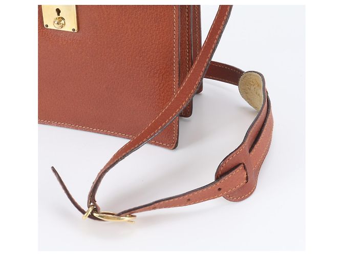Gucci Old Leather Schultertasche Braun - Ansicht 3