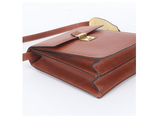 Gucci Old Leather Schultertasche Braun - Ansicht 6