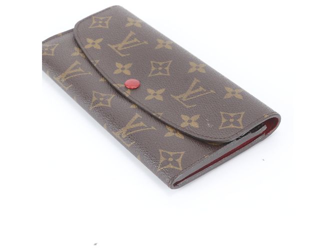 Louis Vuitton Monogram Portefeuille Emilie Long Wallet Roja - vista 3