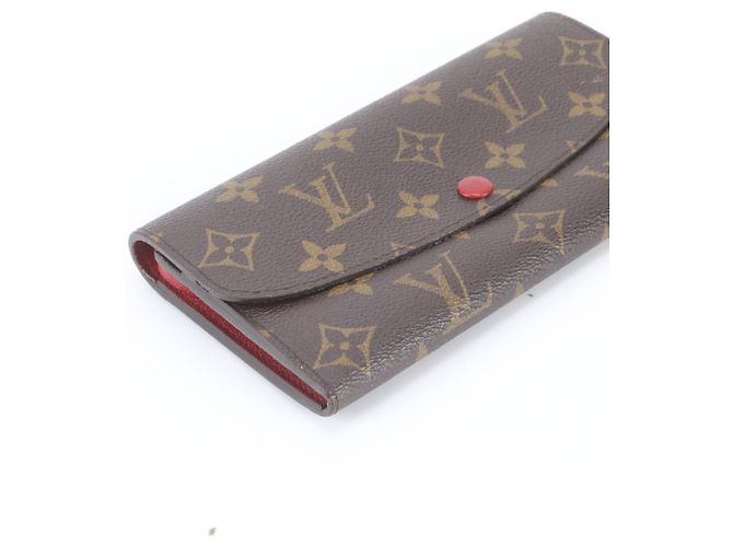 Louis Vuitton Monogram Portefeuille Emilie Long Wallet Roja - vista 4
