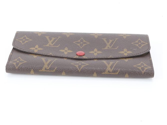 Louis Vuitton Monogram Portefeuille Emilie Long Wallet Roja - vista 5