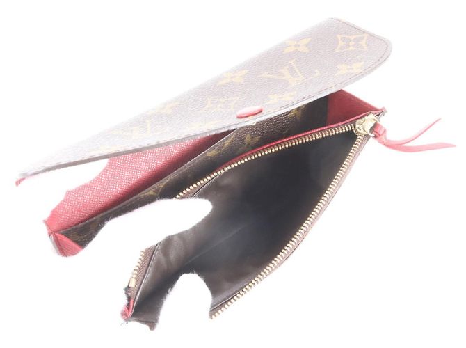 Louis Vuitton Monogram Portefeuille Emilie Long Wallet Roja - vista 7