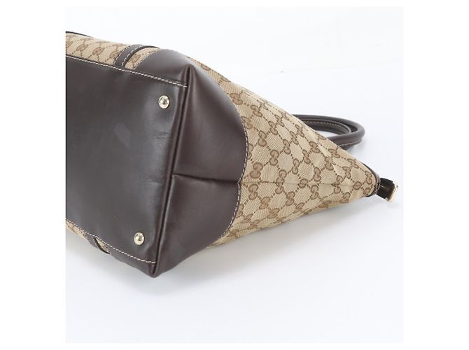 Gucci GG Canvas Lovely Tote Bag Braun - Ansicht 4