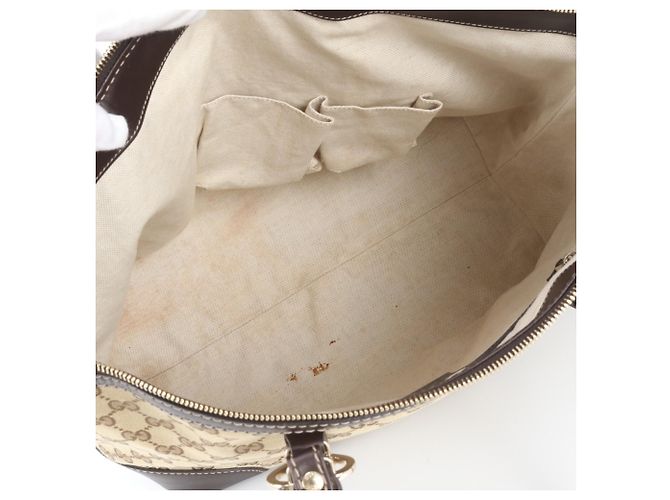 Gucci GG Canvas Lovely Tote Bag Braun - Ansicht 7