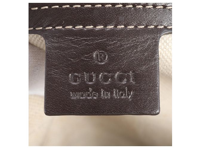 Gucci GG Canvas Lovely Tote Bag Braun - Ansicht 8