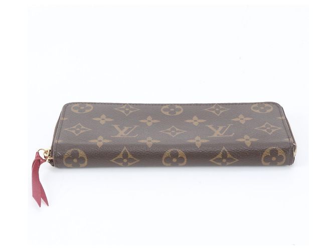 Louis Vuitton RFID-Protected Monogram Portefeuille Clemence Long Wallet Fuschia - Ansicht 5