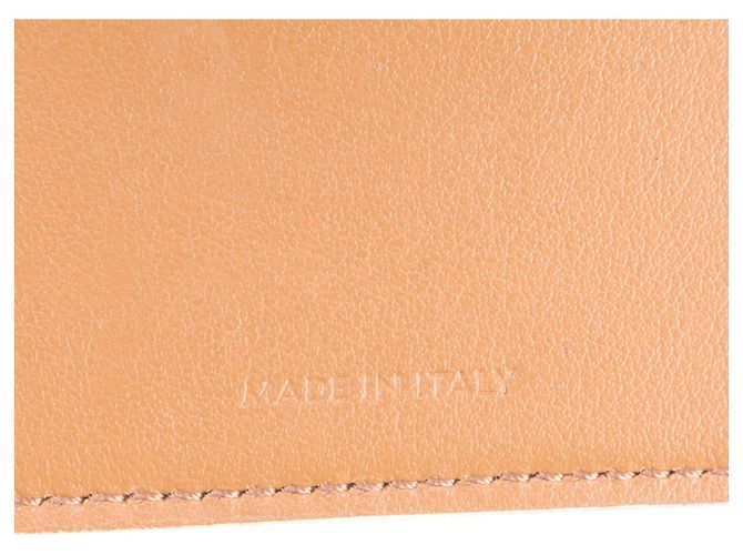 Céline Celine Triomphe Small Flap Wallet Cream - view 11